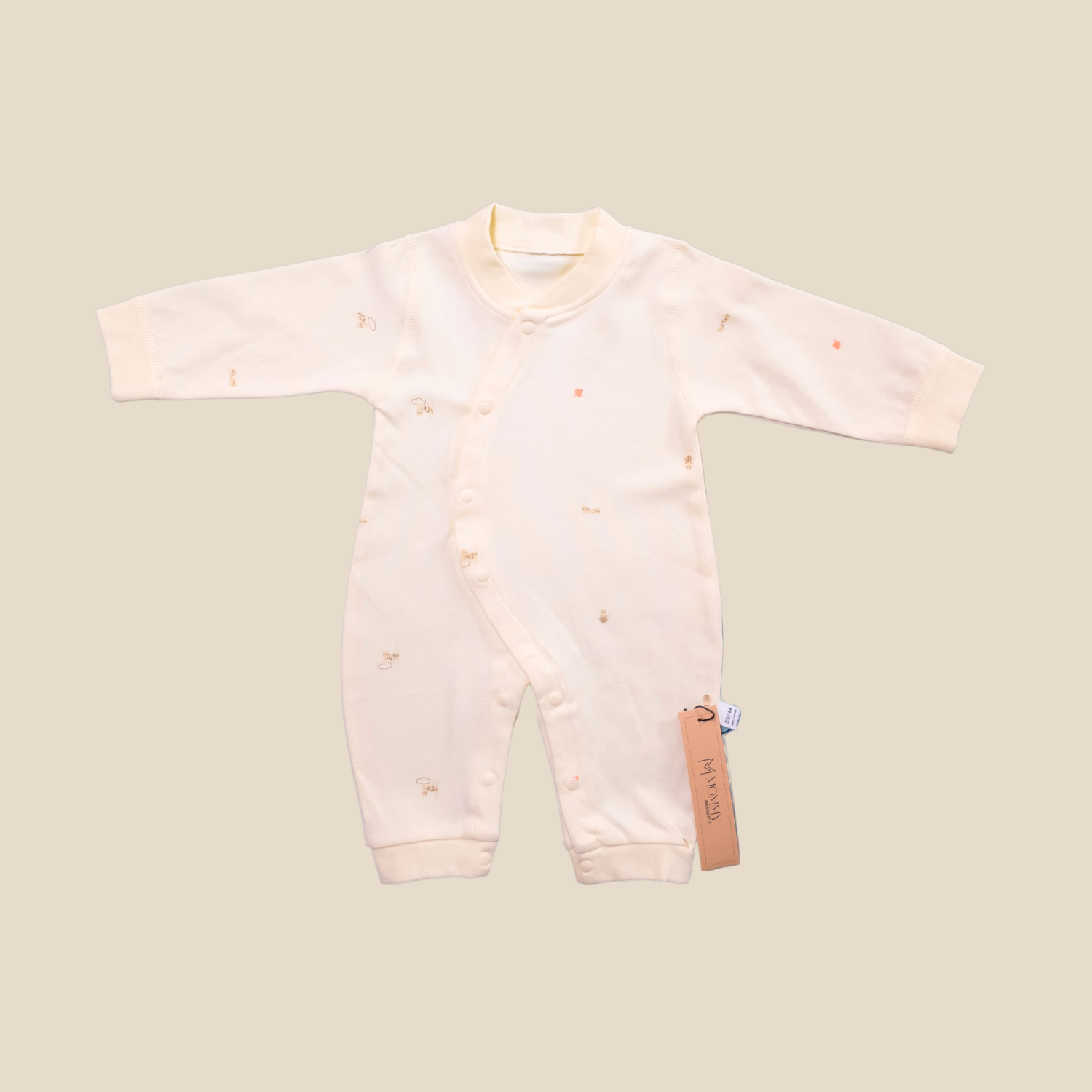 Cream Colour Baby Romper.
